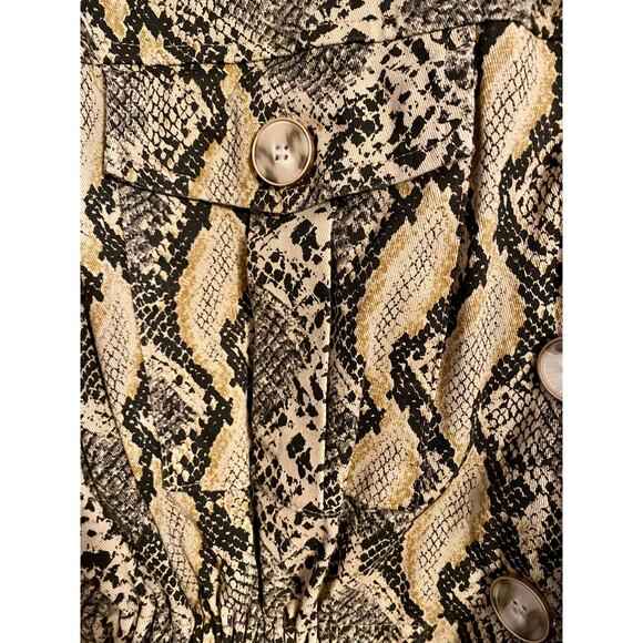 I Joah Premium Reptile Print Fitted Jacket Size M - Picture 5 of 7